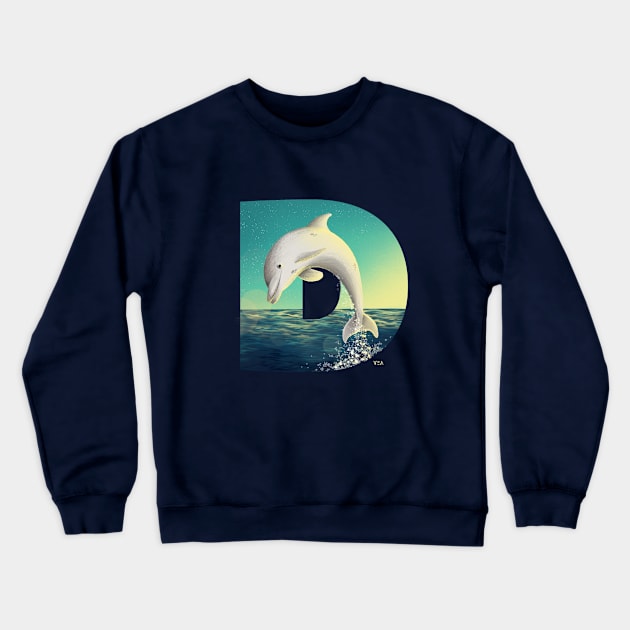 Dolphin Crewneck Sweatshirt by vero.e.a